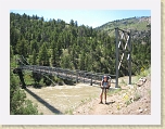 Wyoming2008 094 * Richele at suspension bridge before heading back * Richele at suspension bridge before heading back * 3072 x 2304 * (3.93MB)